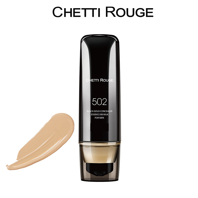 ChettiRouge Men’s BB Tone-Up Cream, Natural Coverage Concealer, No White Cast, Invisible Bare Skin Makeup, Oil Control Hydrating Men’s Complexion Corrector