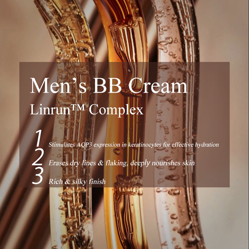 ChettiRouge Men’s BB Tone-Up Cream, Natural Coverage Concealer, No White Cast, Invisible Bare Skin Makeup, Oil Control Hydrating Men’s Complexion Corrector