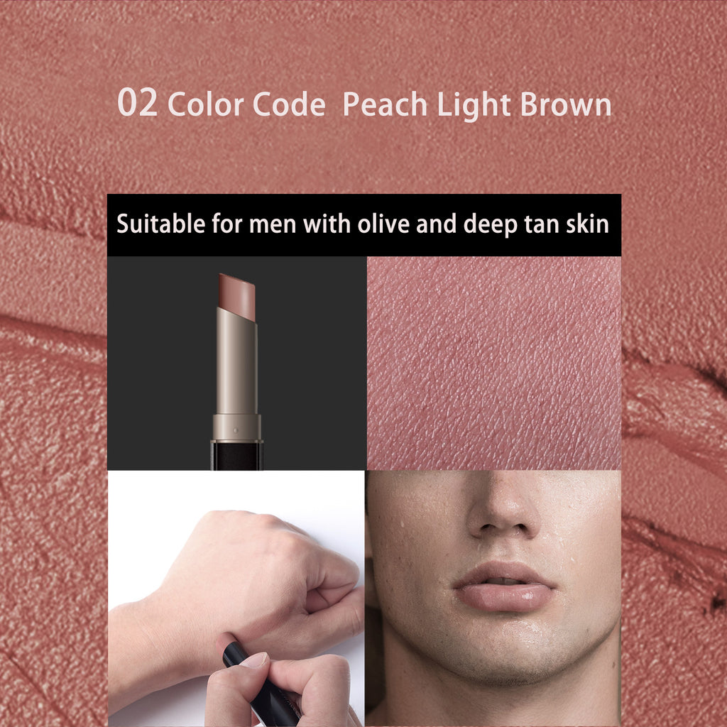ChettiRouge Men Matte Lipstick, Low Saturation Shades, Long Lasting Non Transfer Lip Color