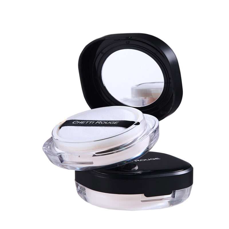 ChettiRouge Men’s Loose Setting Powder, Shine Blotting Pore Minimizer, Natural Invisible Makeup Fix Powder for Male Skin